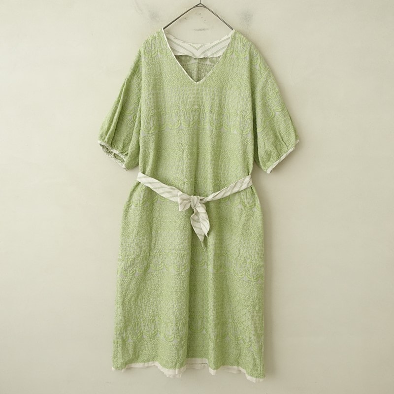 2025SS/定価9.5万】アンティパスト ANTIPAST Embroidey Dress 総