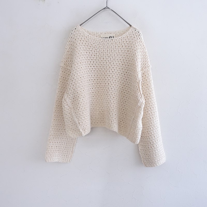 ������/���3.5���ۥ���ե��� unfil double honeycomb mesh sweater ���֥�ϥ˥����å��奻������  1 (k1-2605-57)��03E62��