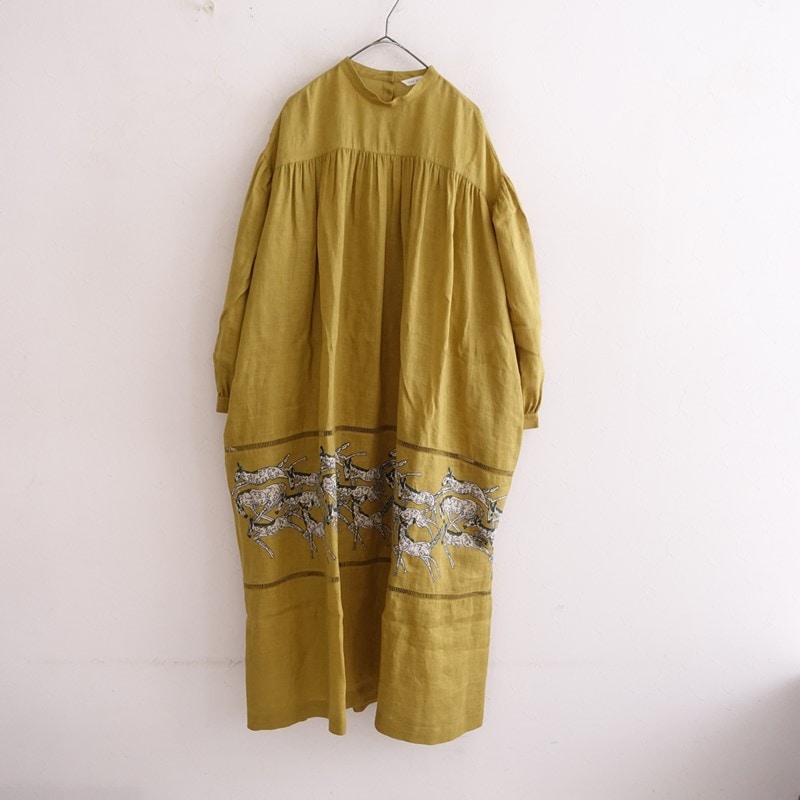 2024/SS】ミナペルホネン mina perhonen surplus シルクウールプリント