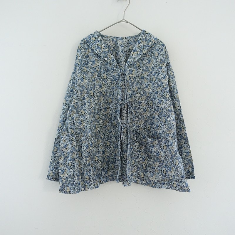 定価3.4万】ネストローブ nest Robe リネンリバティセーラーブラウス F 