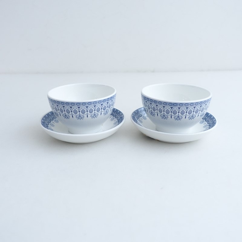 ��̤���ѡۥ����å����å� WEDGWOOD BLUE TONQUIN ���å�&�������� 2�����å�   (wa5-2602-99)��90F62��