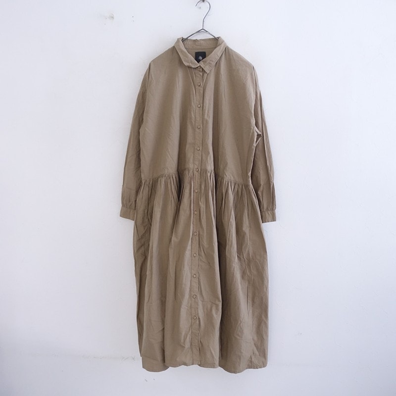 メゾンドソイル maison de soil コットンタックワンピース 2 (27-2506