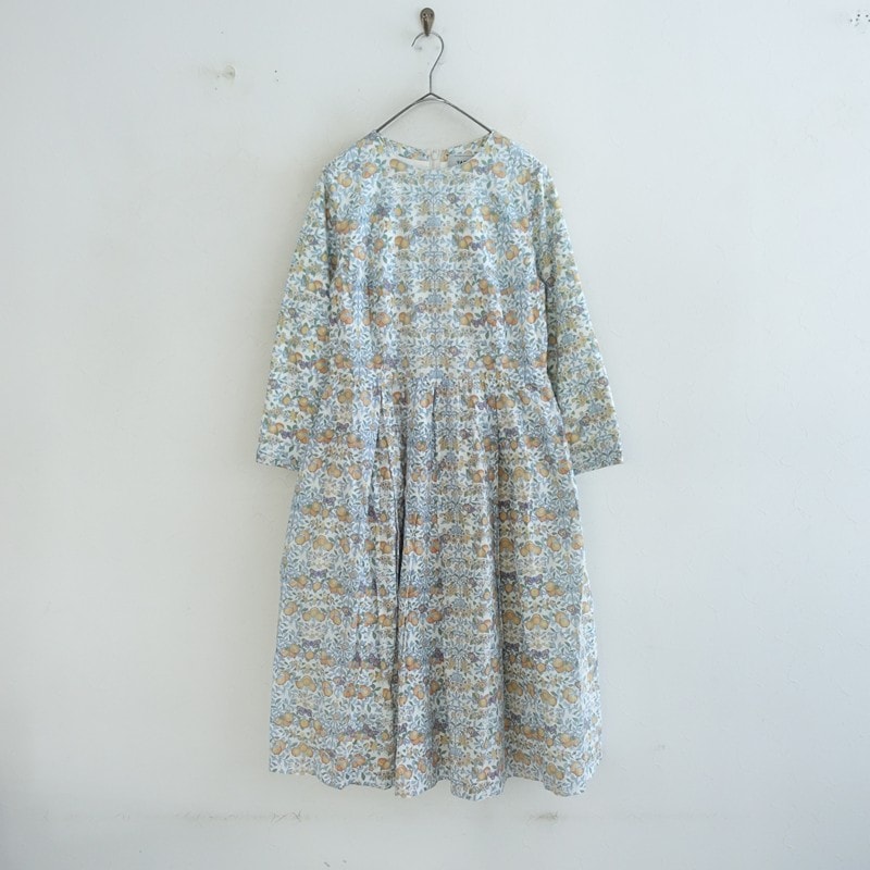 YAECA リバティ生地 story  Aライン ワンピース 定価4.7万】ヤエカライト YAECA WRITE 90701 A LINE DRESS SUSSEX A