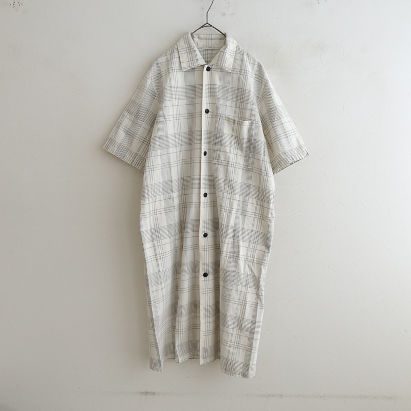 ザヒノキ THE HINOKI コットンチェックワンピース 1 (25-2605-482