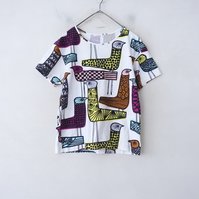 ミナペルホネン mina perhonen quartet コットン刺繍バルーンドレス