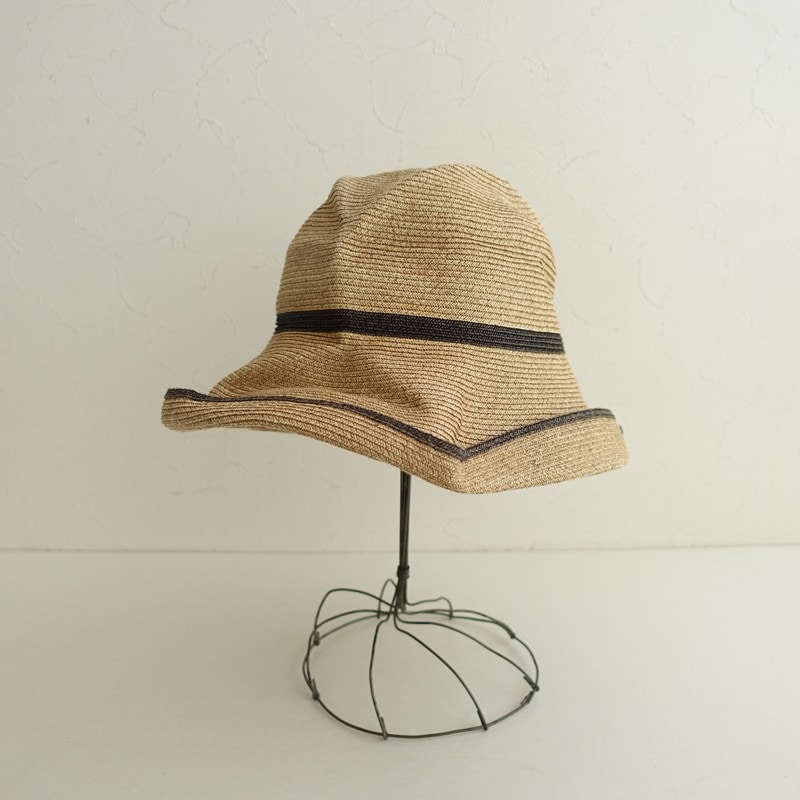 �ޥ��奢���� mature ha. BOXED HAT 11cm brim switch color line�ܥå����ϥå�   (ha10-2606-2)��72F62��
