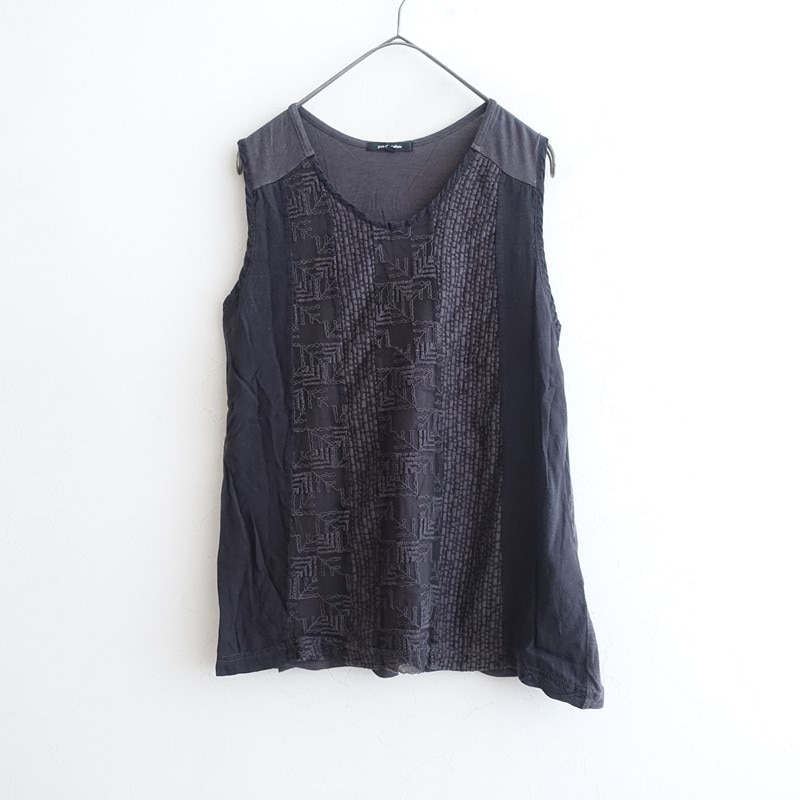 pas de calaisパドカレ 半袖シャツ タイダイ 墨染コットンクプラ 楽天
