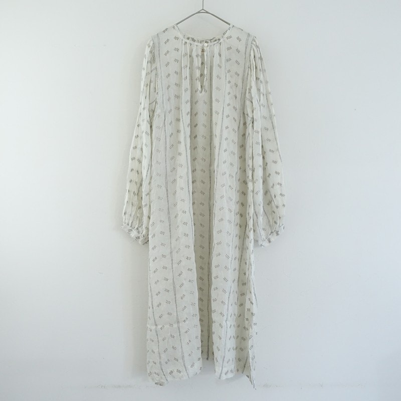 �����5.7���ۥ֥Υ� BUNON Embroidery Dress ���ɤ��夦�ܥ�塼�ॹ�꡼�֥��ԡ���  F (25-2605-643)��03F62��