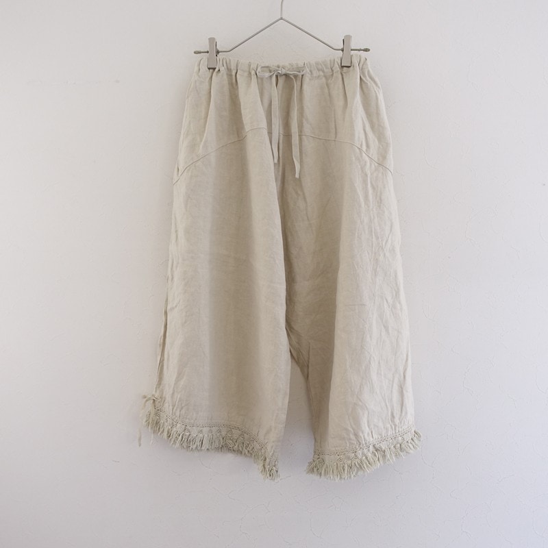 ネストローブ nest Robe リネンフリルスタンドカラーチュニック F (2