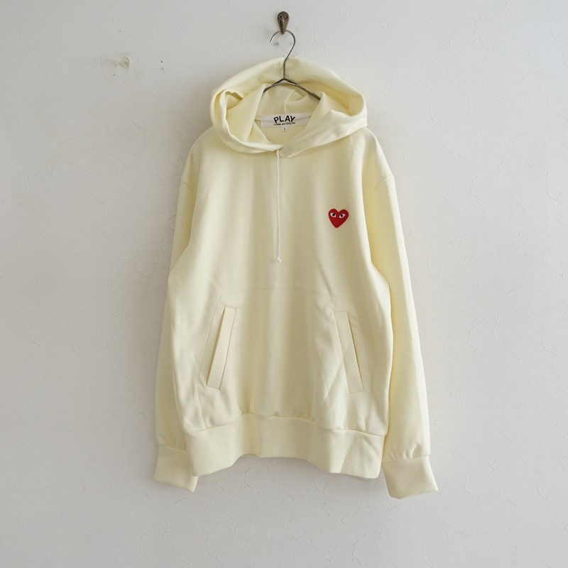 ������/���1.7���ۥ���ǥ���륽�� PLAY COMME des GARCONS Pullover Hoodie With Red Emblem  L (27-2606-30)��60G62��