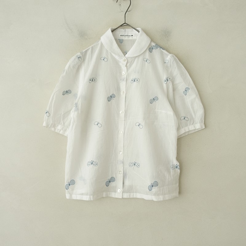 定価6.3万】ミナペルホネン mina perhonen choucho コットン刺繍
