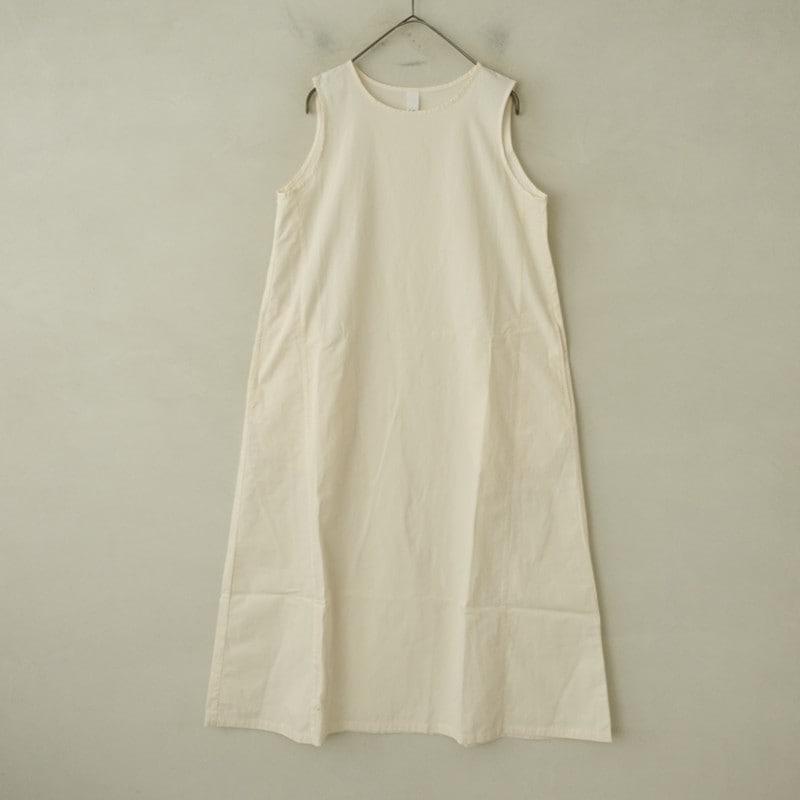 定価2.5万】ヨリ Yoli Simple one-piece コットンシンプルワンピース F