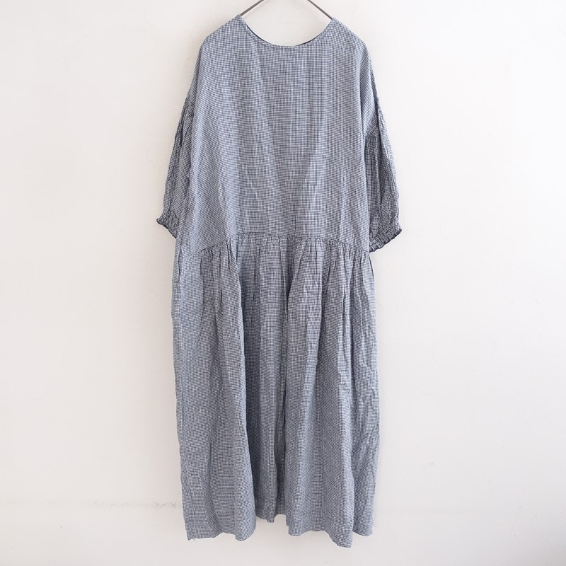 ネストローブ nest Robe リネンタックギャザーマキシスカート F (sk27