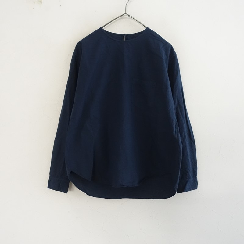 正規品　美品　ミナペルホネン　ランドリー　ブラウス　choucho ネイビー 美品/定価2.8万】ミナペルホネンランドリー mina perhonen laundry