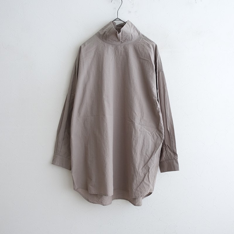 �����3.9���ۥȥ����塼 TOUJOURS High neck big shirt �ϥ��ͥå��ӥå������  1 (1-2606-429)��12G62��