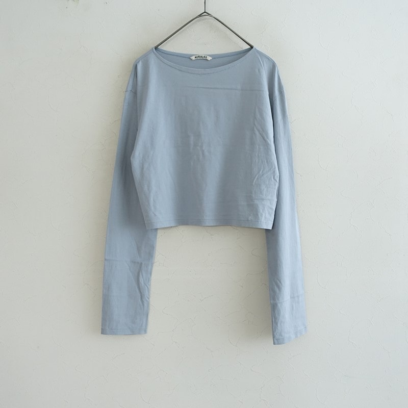 �����1.5���ۥ�����꡼ AURALEE ORGANIC COTTON HIGH GAUGE JERSEY BOAT NECK TEE ���åȥ���  1 (1-2606-539)��72G62��