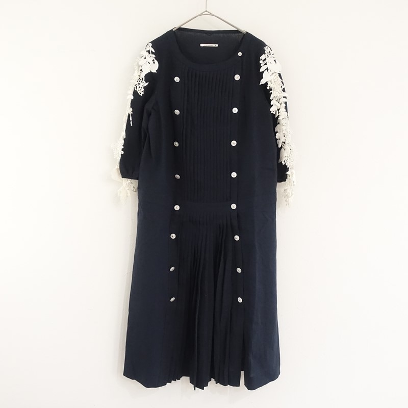 ミナペルホネン mina perhonen forest parade 刺しゅうワンピース 36