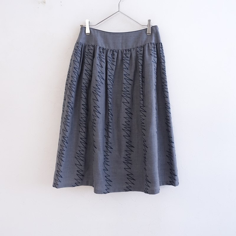 サリースコット Sally Scott *ウール刺繍スカート11*毛ミナ1215 Sally