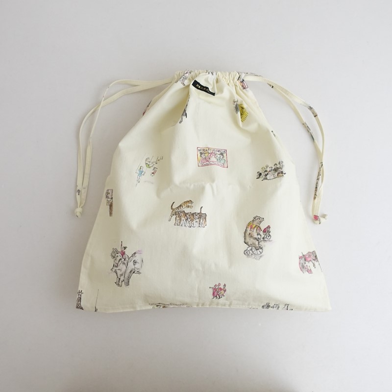 ������ɥޥ󥺥ơ��顼 R&D.M.Co- CIRCUS DRAWSTRING BAG ����Хå�L   (ac10-2607-39)��30H62��