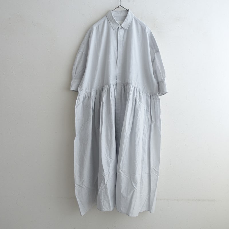 �����8.8���ۥȥ����塼 TOUJOURS RANDOM PLEATED HALF SLEEVE SHIRT DRESS ���㥶�����ԡ���  1 (25-2607-259)��50H62��
