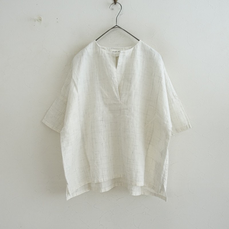 ��2024/���2.2���ۥ������२���� evam eva linen cotton pullover �ץ륪���С������  M (25-2607-153)��60H62��