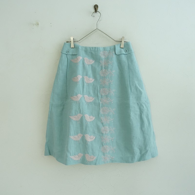 ミナペルホネン　ランドリー　スカート38 定価4.8万】ミナペルホネンランドリー mina perhonen laundry yukinohi
