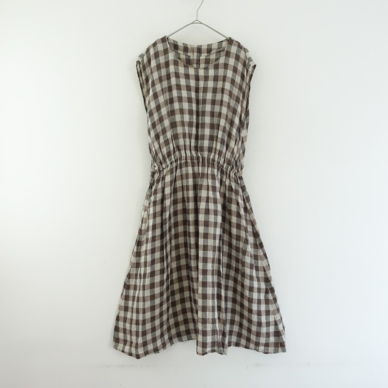 ネストローブ nest Robe リネンサフィランワンピース F (33-2602-226