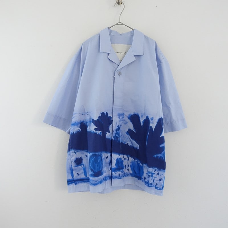 ��̤����/���10.4���ۥȥ������å� Toogood THE LANDSCAPER SHIRT willow pattern 4  4 (10-2607-120)��61H62��