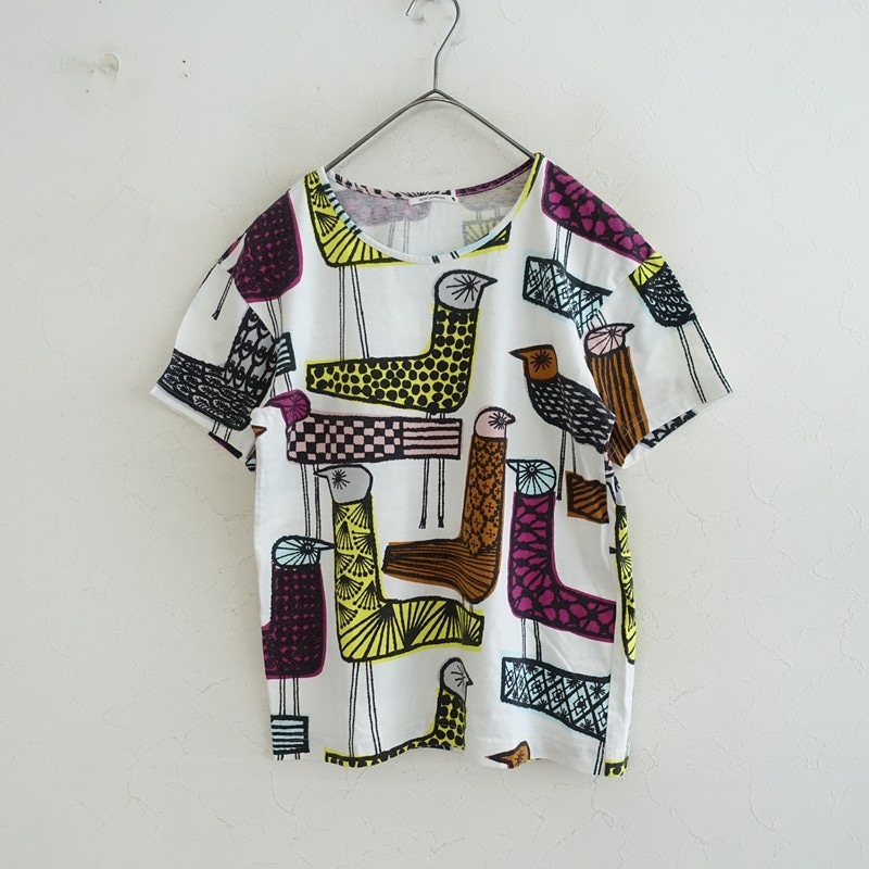 ミナペルホネン mina perhonen quartet コットンシルク刺繍タックス
