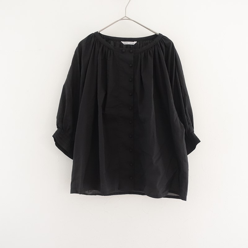�����2.0���ۥ��ȥꥨ�ʥ륻 atelier naruse cotton gather smock blouse  F (27-2607-167)��32H62��