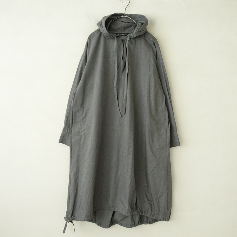 pas de calais パドカレ　リネンプルオーバーブラウス 定価1.5万】パドカレ pas de calais リネンワイドプルオーバーブラウス
