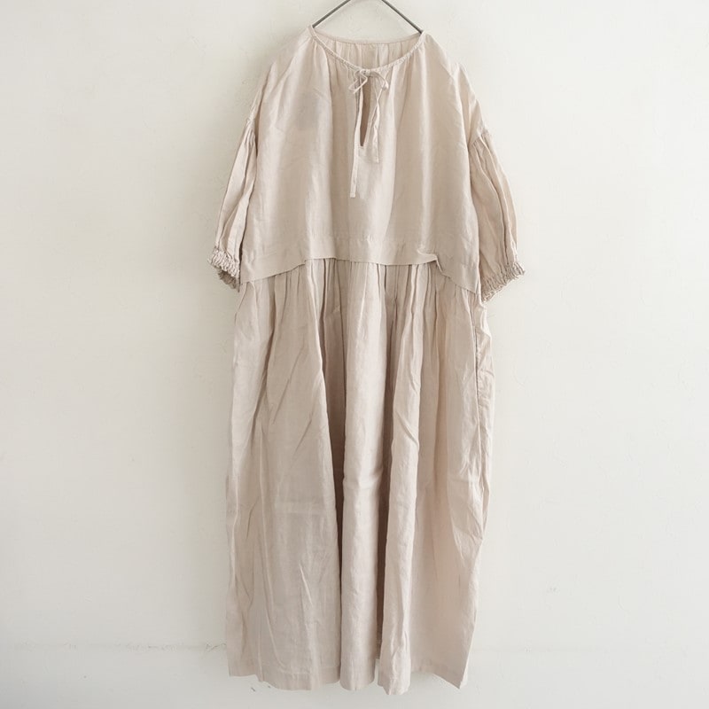 2024/美品/定価3.6万】ネストローブ nest Robe UpcycleLino ストライプ
