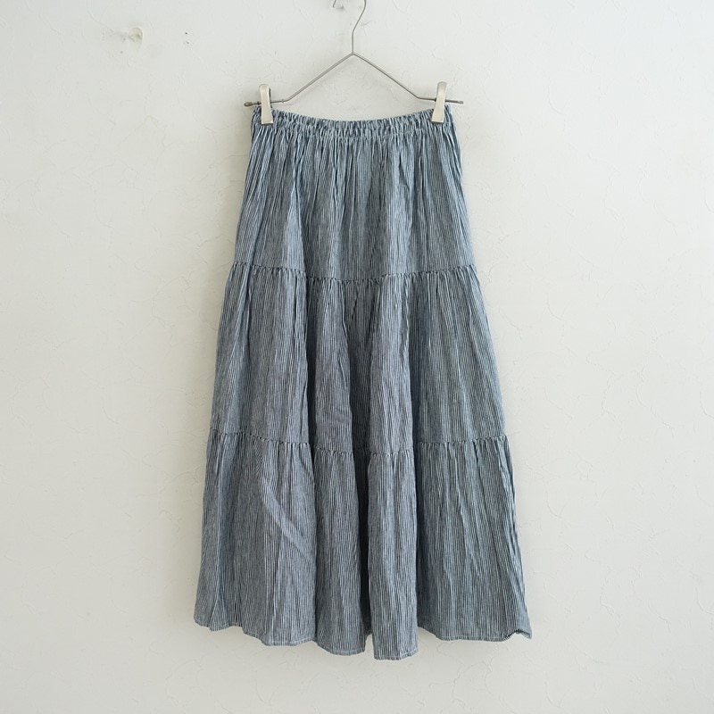 美品リゼッタ LISETTE リネン シャーリングネック ブラウス free リゼッタ Lisette リネンシャーリングネックブラウス 36 (27-2603-47