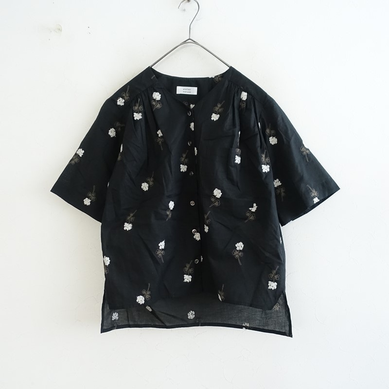 �����1.9���ۥ��ȥꥨ�ʥ륻 atelier naruse cotton Garden blouse  F (27-2608-110)��21I62��