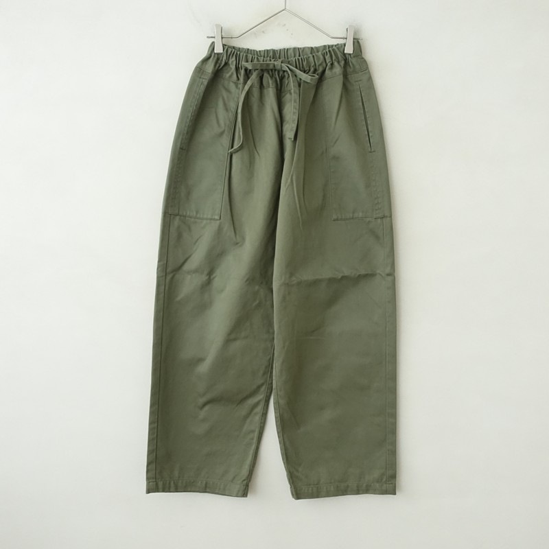 定価2.5万】ホームスパン homspun 高密度ウェポンひもワイドパンツ F