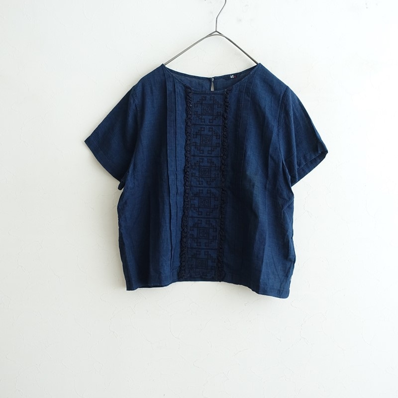ミナペルホネン mina perhonen Rosas コットン刺繍ブラウス 36 (33