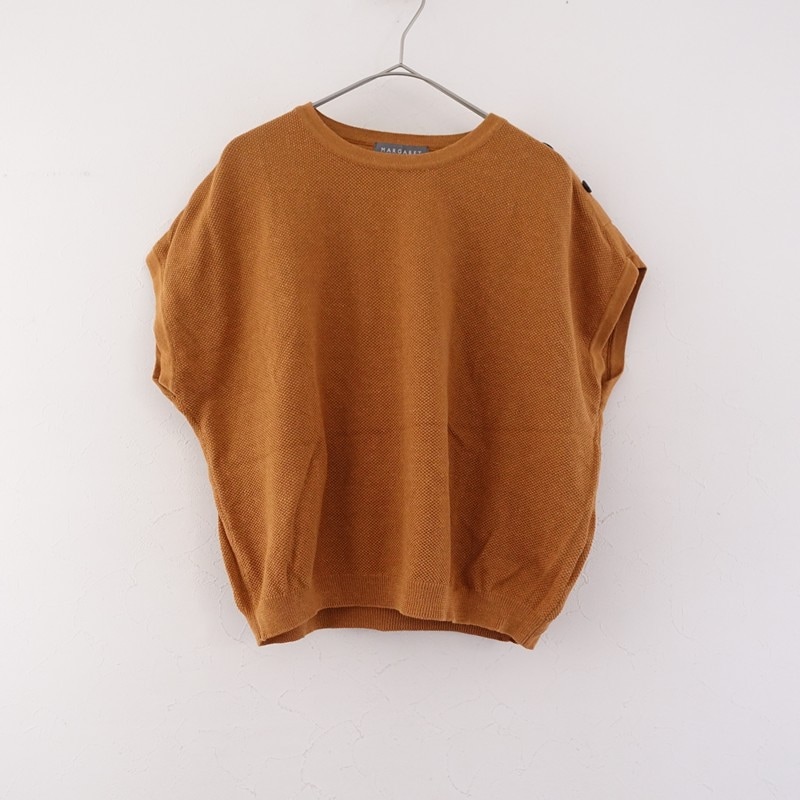 ��2024�ۥޡ�����åȥϥ����� MARGARET HOWELL COTTON HEMP KNIT ���λҥ˥åȥץ륪���С�  2 (1-2608-289)��61I62��
