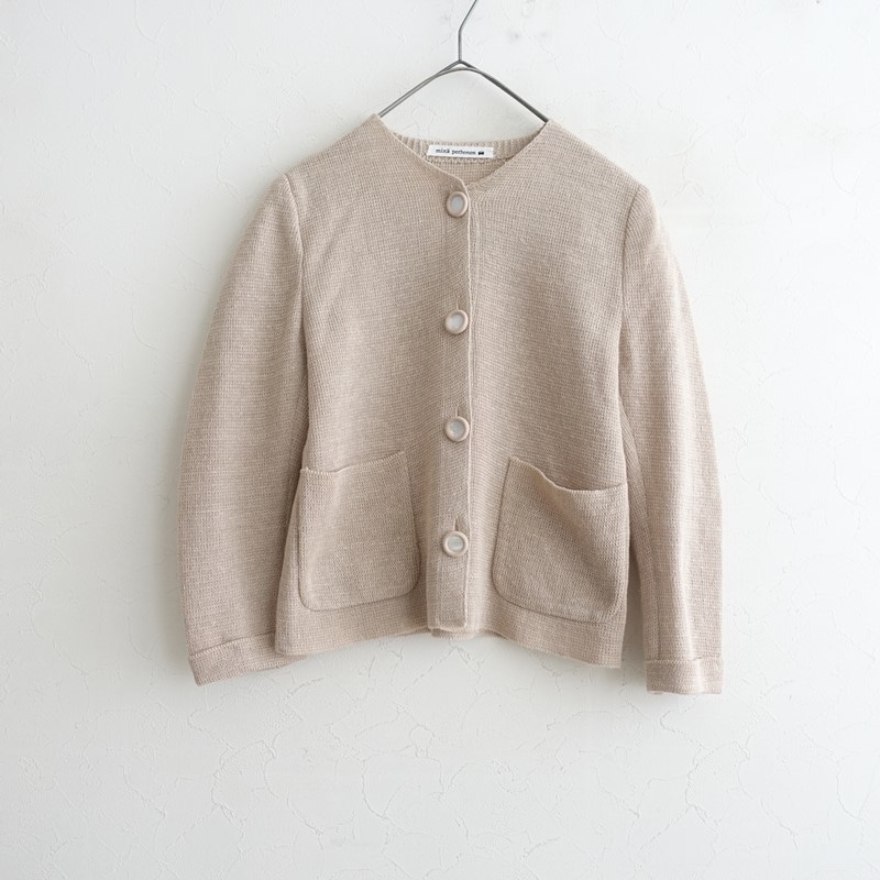 定価7.2万】ミナペルホネン mina perhonen following day リネンニット