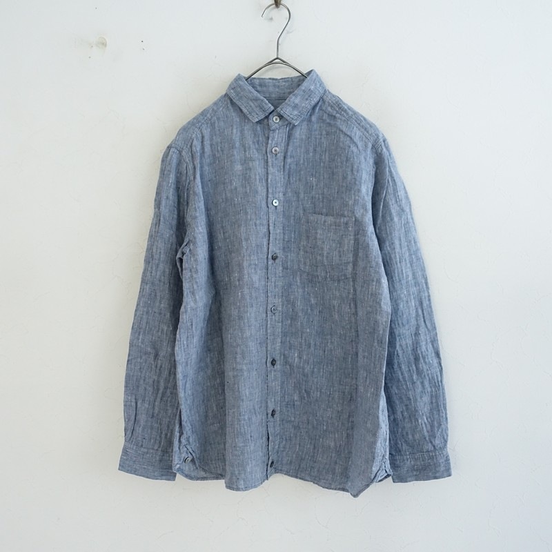 ネストローブ nest Robe リネンシャンブレーカシュクール2WAYシャツ (2