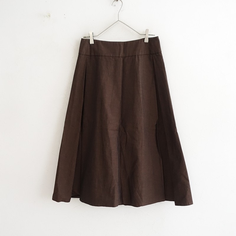 ��̤����/2025SS/���4.1���ۥޡ�����åȥϥ����� MARGARET HOWELL COTTN RAMIE CHAMBRAY SKIRT  2 (sk25-2608-687)��42I62��