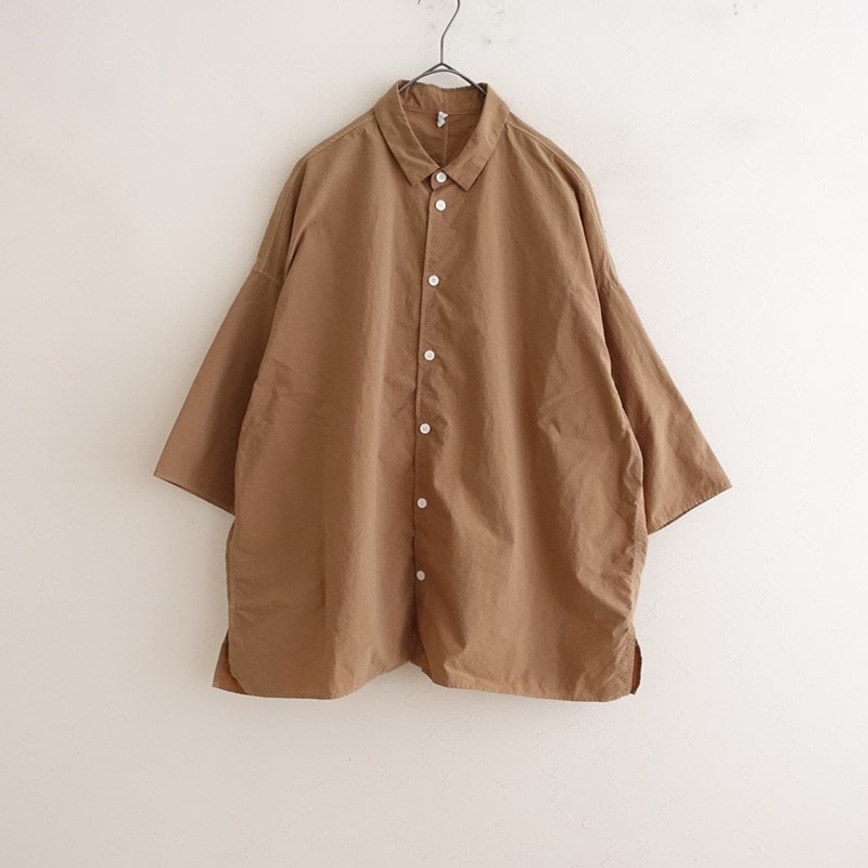 定価1.9万】フィルマム FIRMUM ナイロンタッサーガーメントダイシャツ