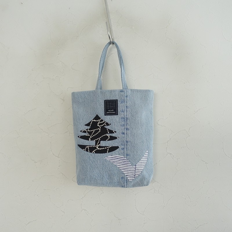 美品】松屋銀座限定/ミナペルホネン mina perhonen jelly ランチトート