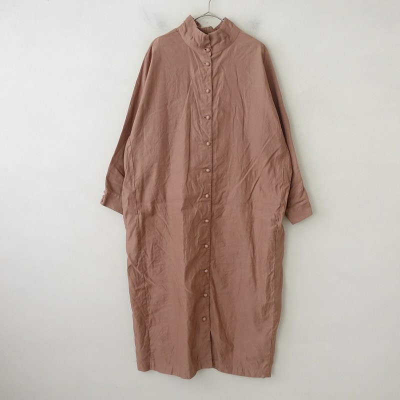 ネストローブ nest Robe リネン2wayルーズワンピース F (33-2607-191