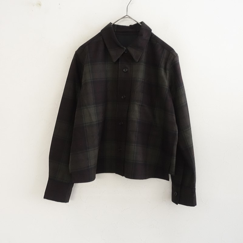 ������/2024AW�ۥޡ�����åȥϥ�����ߥե��å����֥饶���� MARGARET HOWELL��FOX BROTHERS CHECK WOOL TWILL SHIRT  1 (25-2609-237)��01J62��