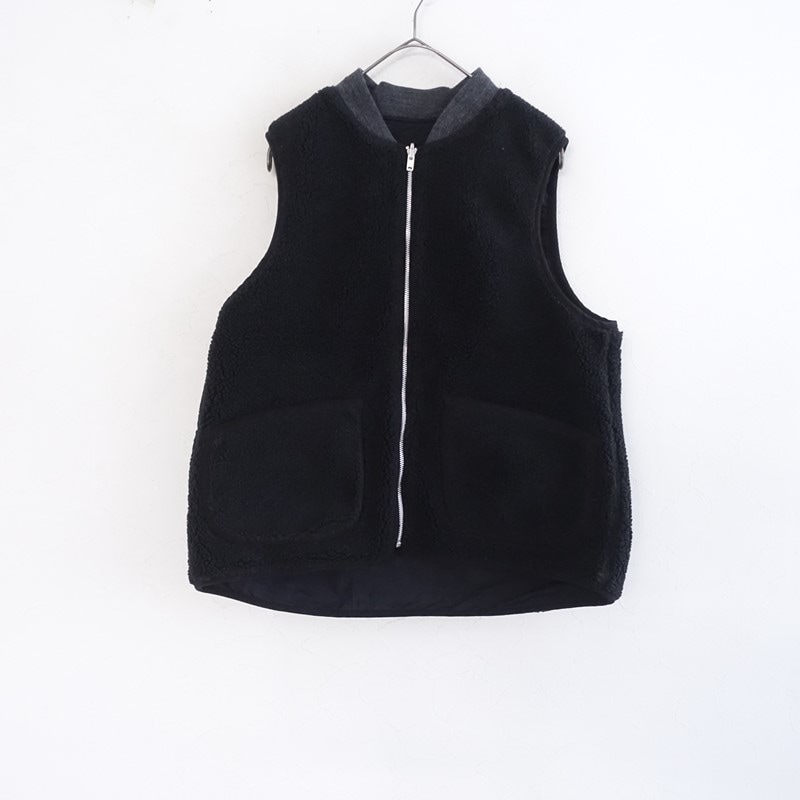 ナチュラルランドリー NATURAL LAUNDRY ボアリバーシブルベスト 2
