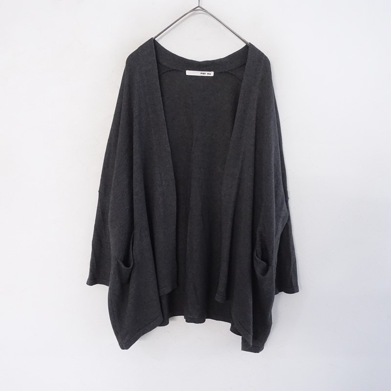 定価3.3万】エヴァムエヴァ evam eva シルクリネンワイドカーディガン