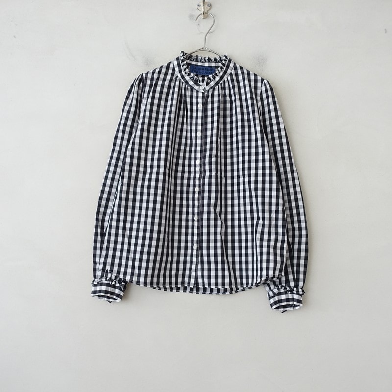 定価1.5万】マリンフランセーズ LA MARINE FRANCAISE ギンガムチェック