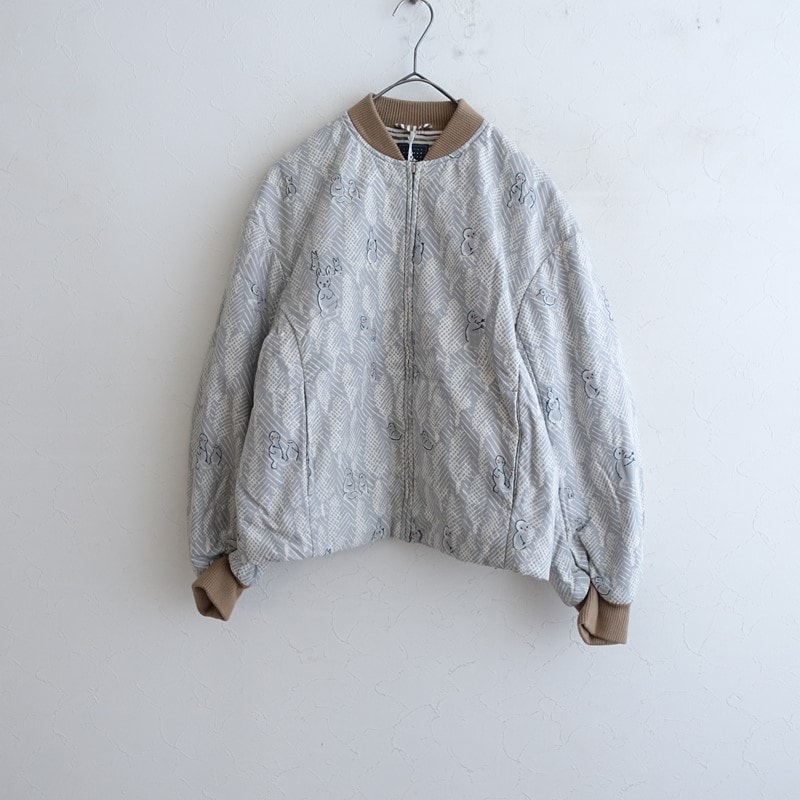 ミナペルホネン lumiukko 長袖ブラウス 定価8.3万】ミナペルホネン mina perhonen lumiukko ブルゾン 36 (jjk1