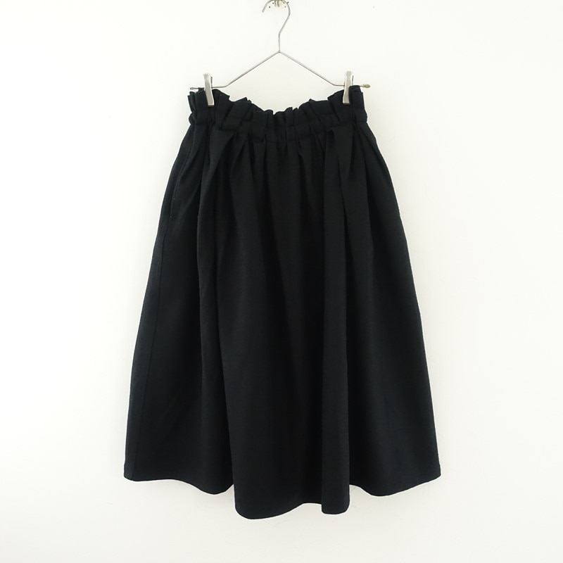ズッカ ZUCCA ウール混タックフレアスカート M (sk25-2609-402)【51J62