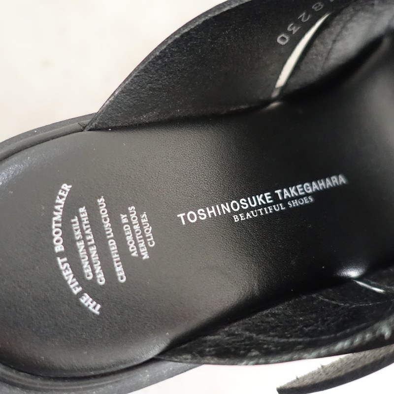 �����4���ۥӥ塼�ƥ��ե륷�塼�� TOSHINOSUKE TAKEGAHARA BEAUTIFUL SHOES GURKHA SANDALS 230/23  230 (sh10-2602-145)��52C62��